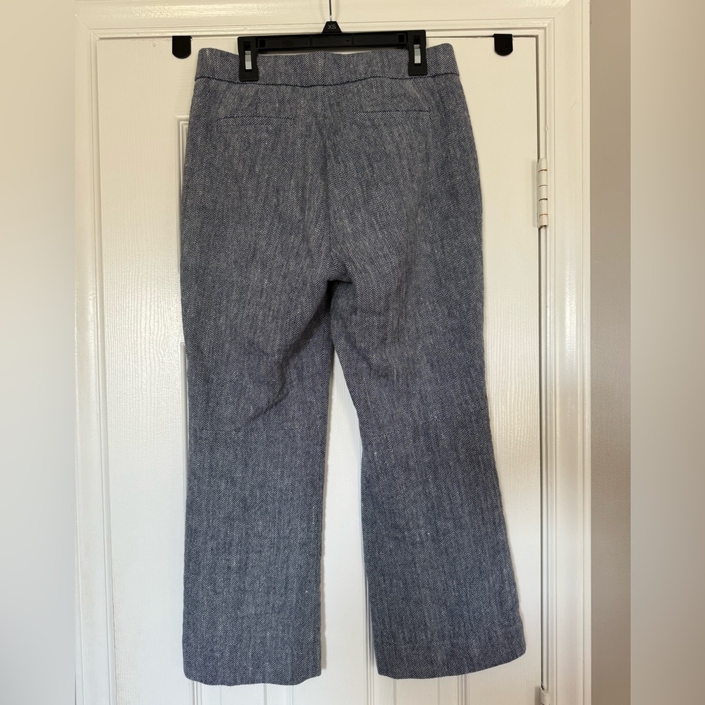 J Crew Hayden Navy Crop Pants size 0 - Picture 5 of 11